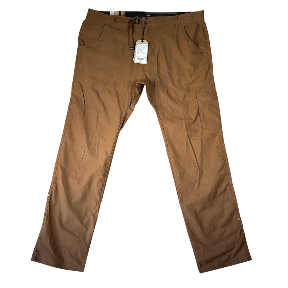 prAna Stretch Zion Slim Pant II Men 42x34 Sepia Brown Hiking Outdoor 1969831 NWT
